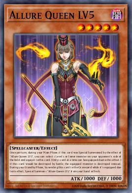 Reina del Encanto LV5 CDIP-007, carta de Yu-Gi-Oh! de Cyberdark Impact