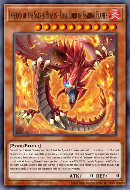 Inferno of the Sacred Beasts - Uria, Lord of Searing Flames CORI-005