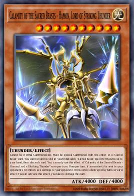 Calamity of the Sacred Beasts - Hamon, Lord of Striking Thunder CORI-006