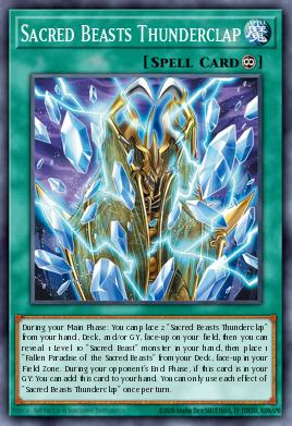 Sacred Beasts Thunderclap CORI-049