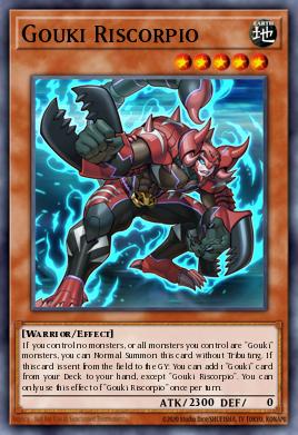 Gouki Alzaescorpión COTD-011