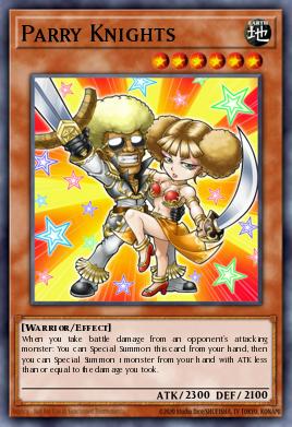 Caballeros de la Parada COTD-037, carta de Yu-Gi-Oh! de Code of the Duelist