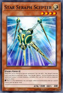 Serafín Estelar Cetro CRBR-045, carta de Yu-Gi-Oh! de Crossover Breakers