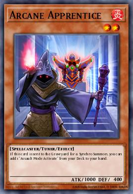Aprendiz Arcano CRMS-022, carta de Yu-Gi-Oh! de Crimson Crisis
