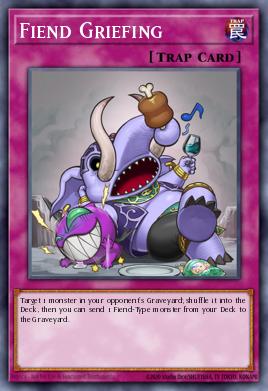 Aflicción del Demonio CROS-076, carta de Yu-Gi-Oh! de Crossed Souls