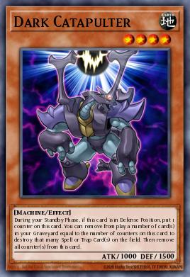 Catapulta Oscura CRV-013, carta de Yu-Gi-Oh! de Cybernetic Revolution