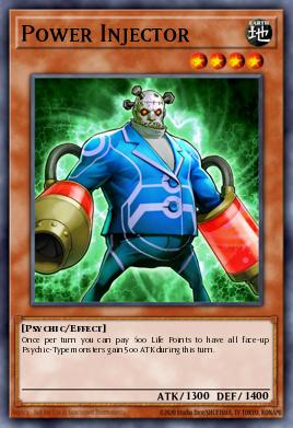 Inyector de Poder CSOC-021, carta de Yu-Gi-Oh! de Crossroads of Chaos
