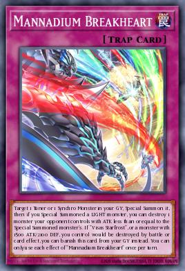 Rompeheart Mannadium CYAC-072, carta de Yu-Gi-Oh! de Cyberstorm Access