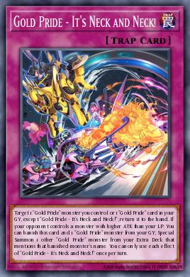 Orgullo Dorado - ¡Están Igualados! CYAC-092, carta de Yu-Gi-Oh! de Cyberstorm Access