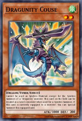 Dracounidad Couse CYHO-017, carta de Yu-Gi-Oh! de Cybernetic Horizon