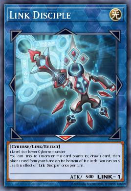 Discípulo de Enlace CYHO-098, carta de Yu-Gi-Oh! de Cybernetic Horizon