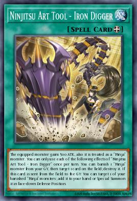 Cavador de Hierro - Herramienta de Ninjitsu Arte DABL-062