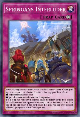 Intermediador Springans DAMA-071, carta de Yu-Gi-Oh! de Dawn of Majesty