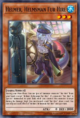 Helmer, Timonel Mascota a Sueldo DASA-016, carta de Yu-Gi-Oh! de Dark Saviors