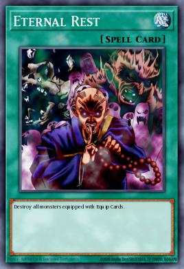 Descanso Eterno DB1-036, carta de Yu-Gi-Oh! de Dark Beginning 1