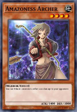 Arquera Amazoness DB1-233, carta de Yu-Gi-Oh! de Dark Beginning 1
