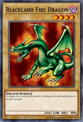 Dragón de Fuego de la Tierra Negra DB2-036