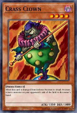Payaso Grosero DB2-050, carta de Yu-Gi-Oh! de Dark Beginning 2