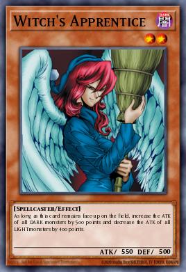 Aprendiz de Bruja DB2-070, carta de Yu-Gi-Oh! de Dark Beginning 2