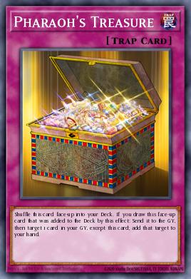 El Tesoro del Faraón DB2-248, carta de Yu-Gi-Oh! de Dark Beginning 2