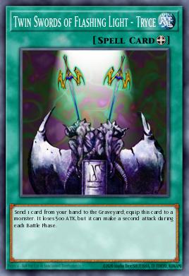 Espadas Gemelas de Luz Cegadora - Tryce
