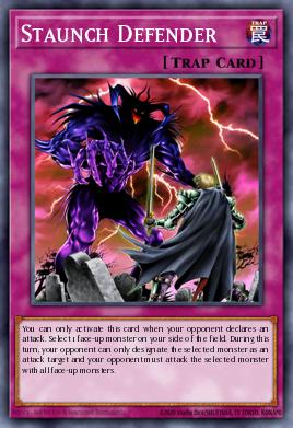 Defensor Acérrimo DCR-046, carta de Yu-Gi-Oh! de Dark Crisis