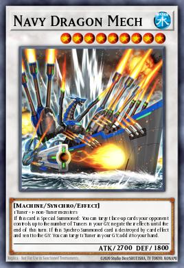 Dragón Mech Naval DIFO-082, carta de Yu-Gi-Oh! de Dimension Force