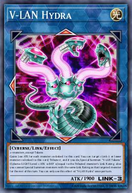 Hidra V-LAN DIFO-099, carta de Yu-Gi-Oh! de Dimension Force