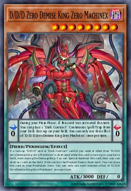 D/D/D Cero Machinex, Reina de las Fatalidades DOOD-003, carta de Yu-Gi-Oh! de Doom of Dimensions