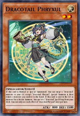 Dracocola Phryxul DOOD-023, carta de Yu-Gi-Oh! de Doom of Dimensions