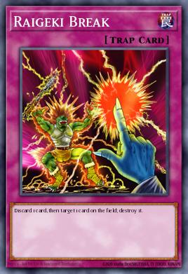 Rompe Raigeki DR1-044, carta de Yu-Gi-Oh! de Dark Revelation Volume 1