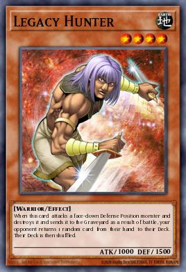 Cazador de Legados DR2-180, carta de Yu-Gi-Oh! de Dark Revelation Volume 2