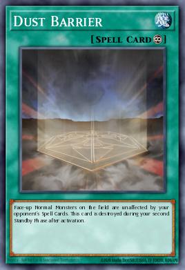 Barrera de Polvo DR2-200, carta de Yu-Gi-Oh! de Dark Revelation Volume 2