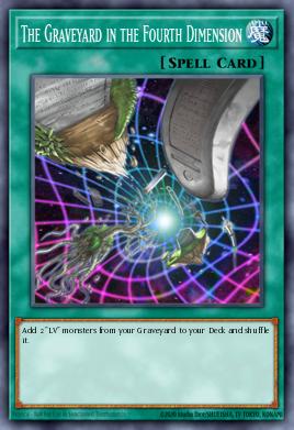 El Cementerio en la Cuarta Dimensión DR3-044, carta de Yu-Gi-Oh! de Dark Revelation Volume 3