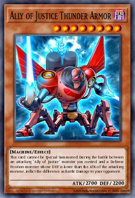 Armadura de Trueno Aliada de la Justicia DT02-027