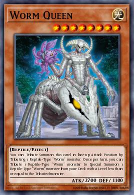 Gusano Queen DT02-084, carta de Yu-Gi-Oh! de Duel Terminal 2