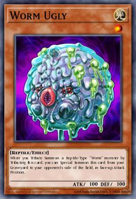 Gusano Ugly DT03-031, carta de Yu-Gi-Oh! de Duel Terminal 3