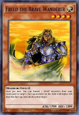 Freed el Vagabundo Valiente DT06-006, carta de Yu-Gi-Oh! de Duel Terminal 6a