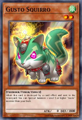 Gusto Squirro DT06-026, carta de Yu-Gi-Oh! de Duel Terminal 6a