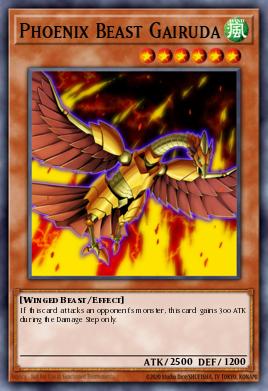 Bestia Fénix Gairuda DT07-053, carta de Yu-Gi-Oh! de Duel Terminal 7b