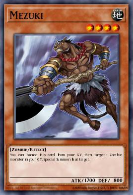 Mezuki DT07-011, carta de Yu-Gi-Oh! de Duel Terminal 7a