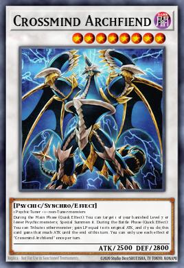 Cruzarmente Archidemonio DUAD-039, carta de Yu-Gi-Oh! de Duelist's Advance