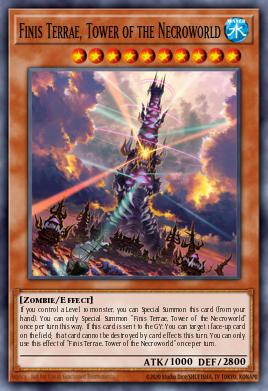 Finis Terrae, Torre del Necromundo DUNE-082, carta de Yu-Gi-Oh! de Duelist Nexus