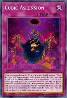 Ascensión Cúbica DUOV-047, carta de Yu-Gi-Oh! de Duel Overload