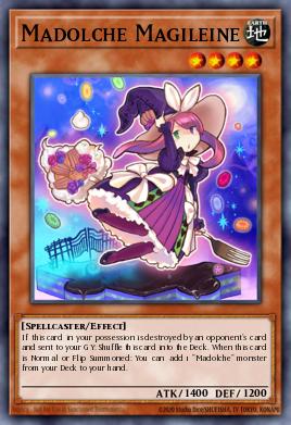 Magileine Magidulce DUOV-068, carta de Yu-Gi-Oh! de Duel Overload