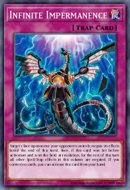 Infinito Temporal DUOV-099, carta de Yu-Gi-Oh! de Duel Overload