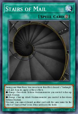 Escaleras de Mails ETCO-059, carta de Yu-Gi-Oh! de Eternity Code