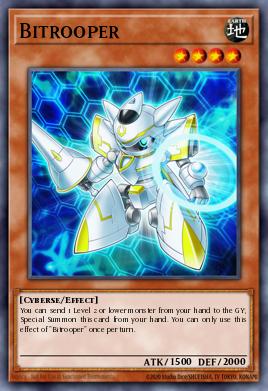 Bitsoldado EXFO-005, carta de Yu-Gi-Oh! de Extreme Force