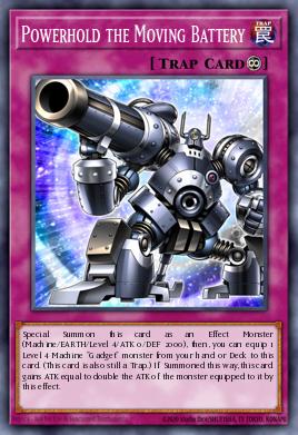 Centro de Poder la Batería Móvil FIGA-005, carta de Yu-Gi-Oh! de Fists of the Gadgets