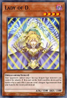 Señora de D. GAOV-036, carta de Yu-Gi-Oh! de Galactic Overlord
